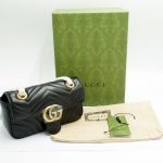 グッチ（GUCCI）GGマーモント キルティング ミニバッグ　446744（未使用・店頭展示品）