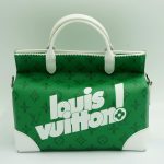 ルイヴィトン（LOUIS VUITTON）エブリディLVリッターバッグ　2wayバッグ　M80815　グリーン　ホワイト　レディース　ハンドバッグ　ショルダーバッグ（中古）